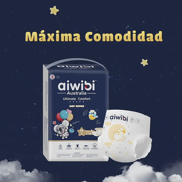 Pañales Aiwibi Dulce Noche Talla XG - 42 Unidades 4