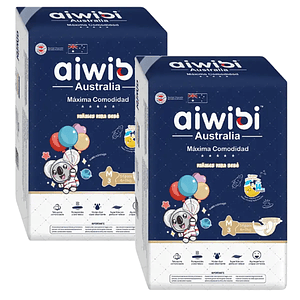 Pañales Aiwibi Dulce Noche Talla M - 108 Unidades