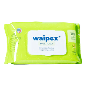 Toallitas Húmedas Wipex Multiuso - 100 Unidades