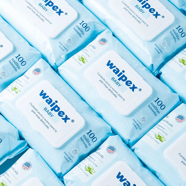 Toallitas Húmedas Wipex Agua - 100 Unidades 2