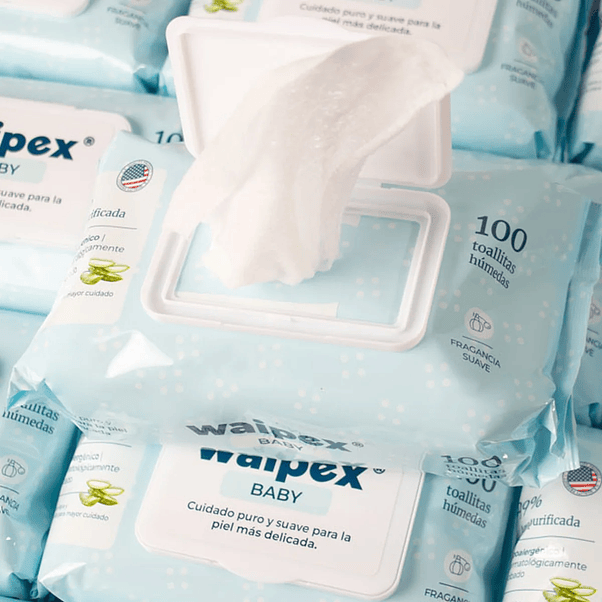 Toallitas Húmedas Wipex Agua - 100 Unidades 3