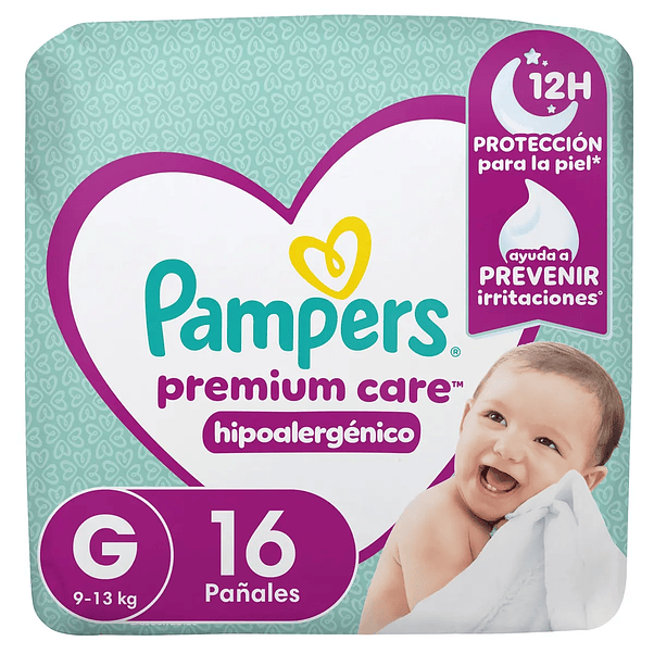 Pañales Pampers Premium Care Talla G - 64 Unidades 5