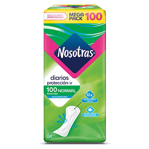 Protector Diario Nosotras Corto - 100 Unidades