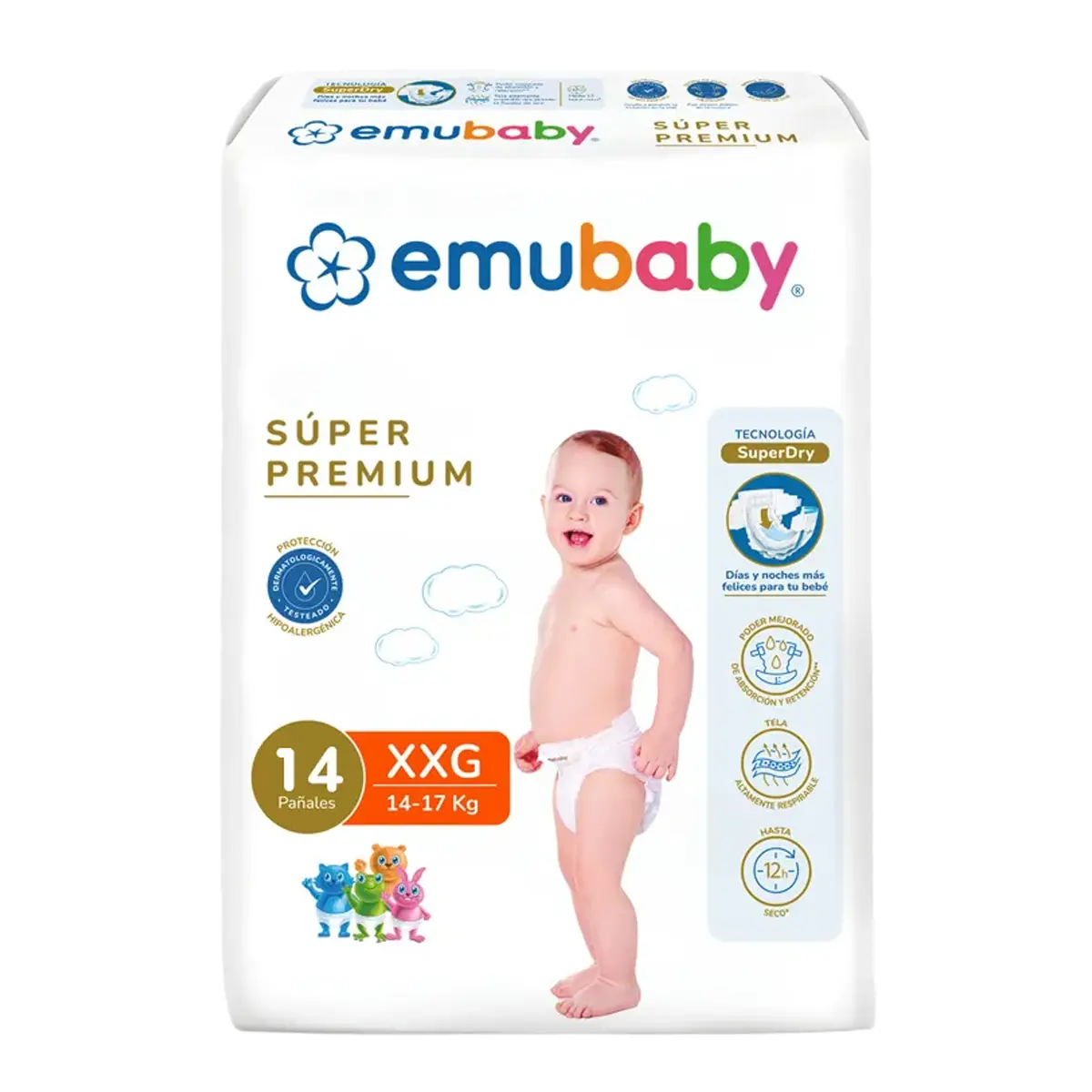 Babysec Super Premium Pañales Talla XXG 14 Unidades