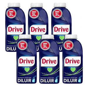 Detergente Drive Diluir 500ml - 6 Unidades