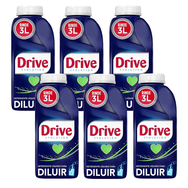 Detergente Drive Diluir 500ml - 6 Unidades 1