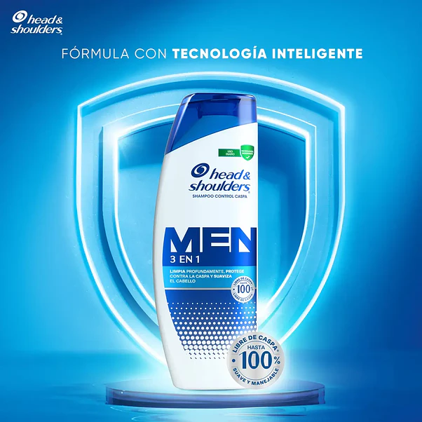 Shampoo Head & Shoulders Men 3 en 1 2