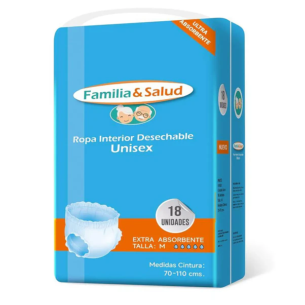 Pañal Adulto Familia & Salud Pants M - 18 Unidades 1