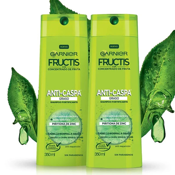 Shampoo Garnier Fructis Anticaspa Graso - 350 ml 5