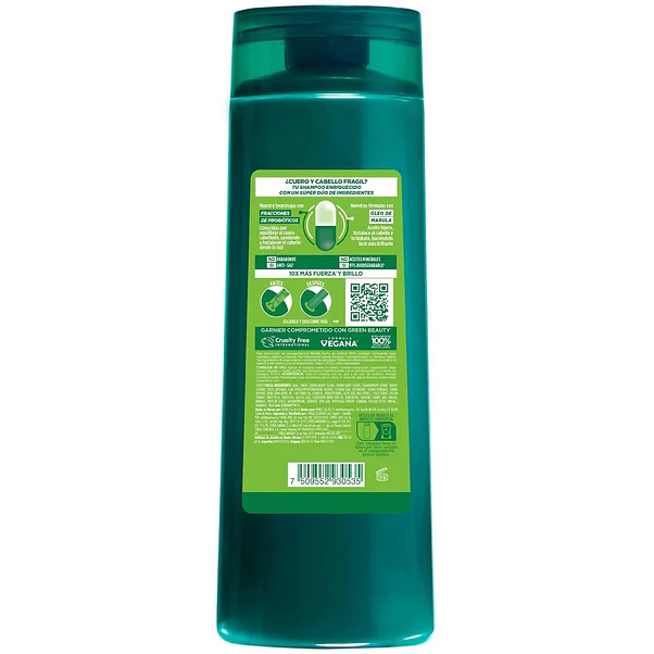 Shampoo Garnier Fructis Probióticos Fuerza - 350 ml 2