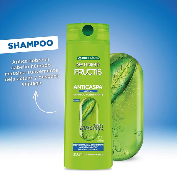 Shampoo Garnier Fructis Anticaspa Normal - 350 ml 4