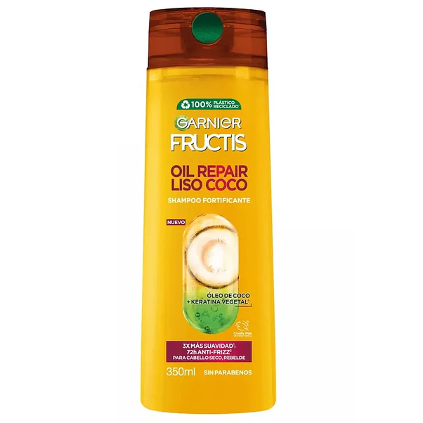 Shampoo Garnier Fructis Liso Coco - 350 ml 1