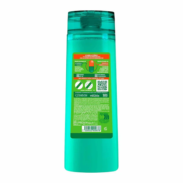 Shampoo Garnier Fructis Stop Caída Crece Fuerte - 350 ml 2