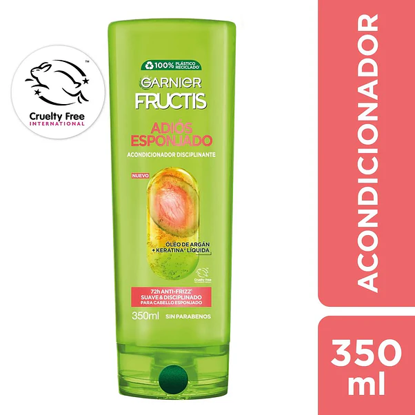 Acondicionador Garnier Fructis Adiós Esponjado - 350 ml 3