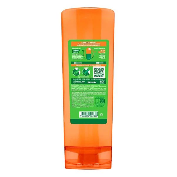 Acondicionador Garnier Fructis Borrador de Daño Control Grasa - 350 ml 2