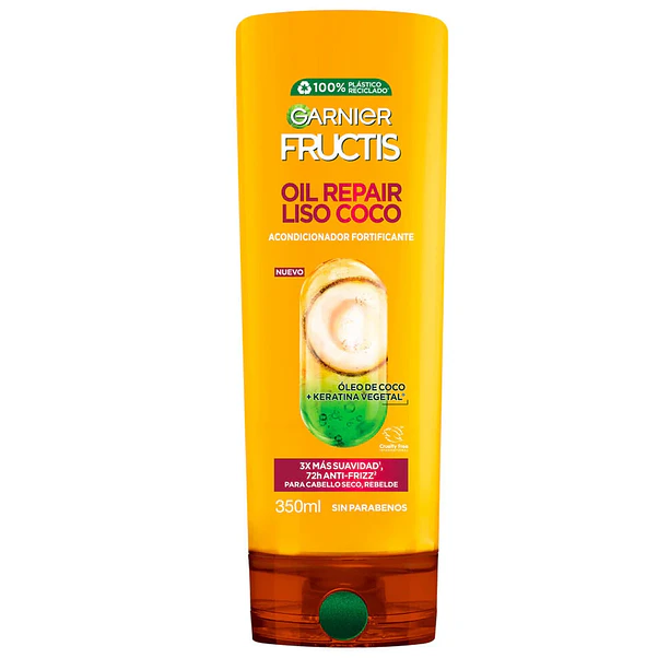 Acondicionador Garnier Fructis Liso Coco - 350 ml 1