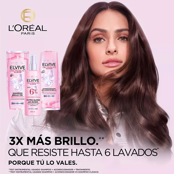 Shampoo Elvive Glycolic Gloss - 370 ml 4