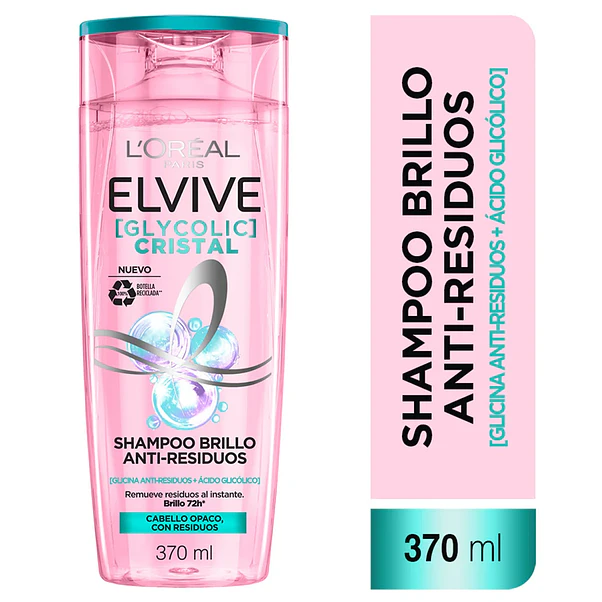 Shampoo Elvive Glycolic Cristal - 370 ml 2