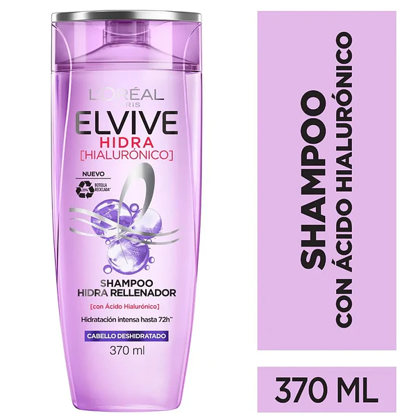 Shampoo Elvive Hidra Hialurónico - 370 ml 3