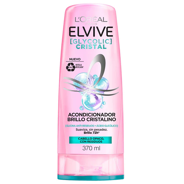 Acondicionador Elvive Glycolic Cristal - 370 ml 1