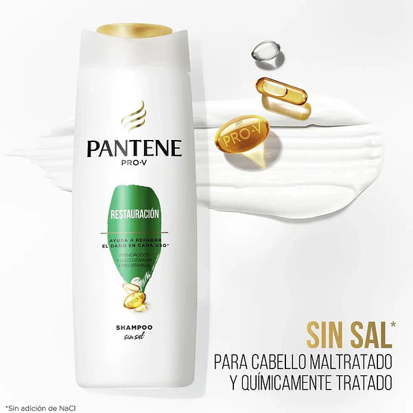 Shampoo Pantene Restauración - 400 ml 4
