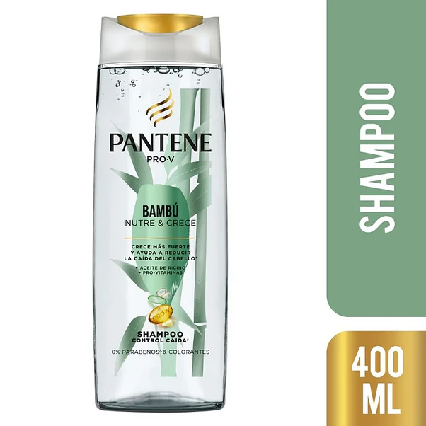 Shampoo Pantene Bambú Nutre & Crece - 400 ml 2