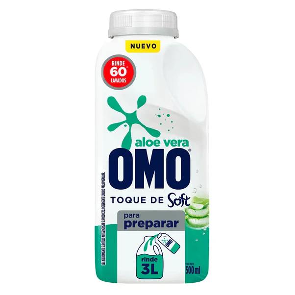 Detergente Omo Aloe Vera Diluir - 500 ml 1