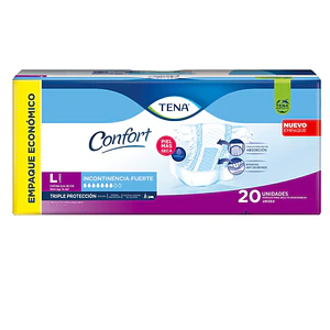 Pañal Adulto Tena Comfort L - 20 Unidades