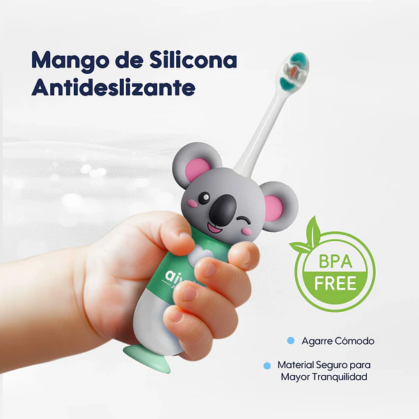 CEPILLO DE DIENTES KIDS ROSA AIWIBI 5
