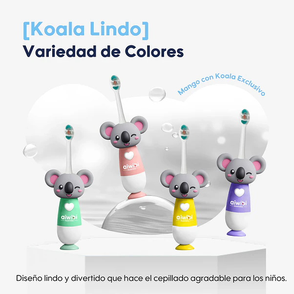 CEPILLO DE DIENTES KIDS ROSA AIWIBI 6