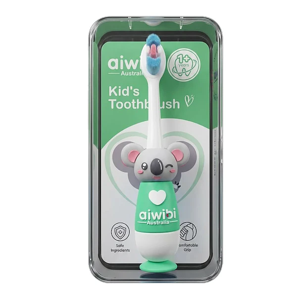 Cepillo de Dientes Kids Aiwibi Verde - 1 Unidad 1