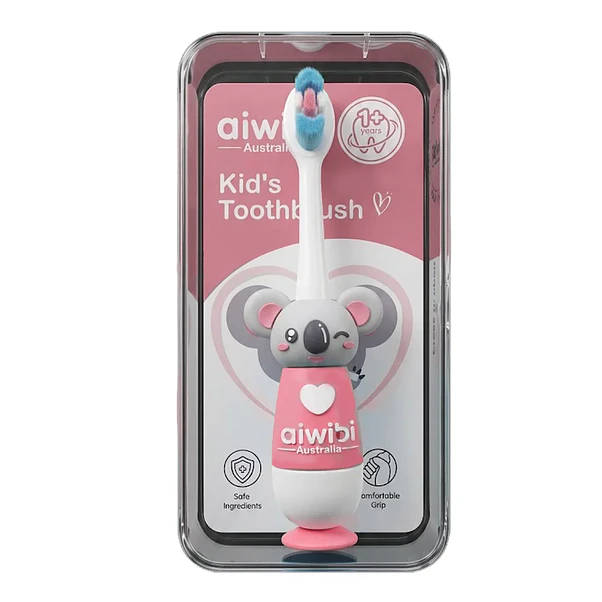 Cepillo de Dientes Kids Aiwibi Rosa - 1 Unidad 1