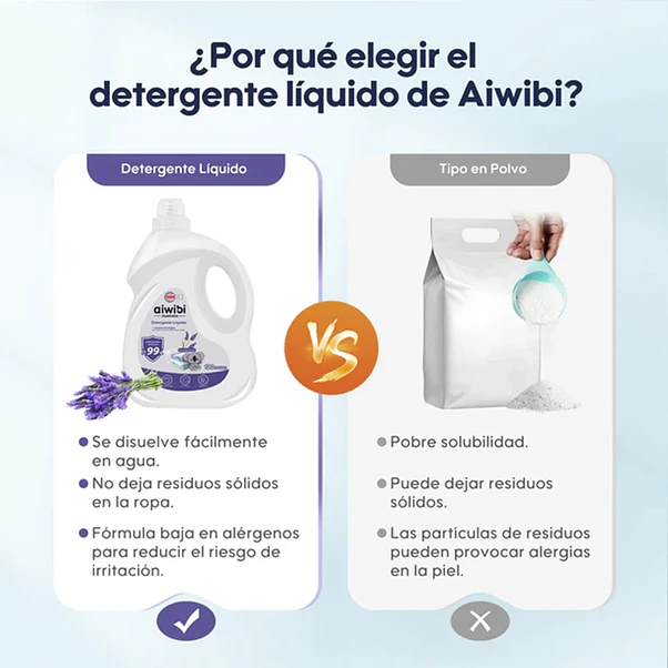 Detergente Aiwibi Líquido Camelia - 3 Litros 5