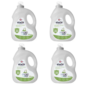 Detergente Aiwibi Líquido Camelia 3 Litros - 4 unidades 