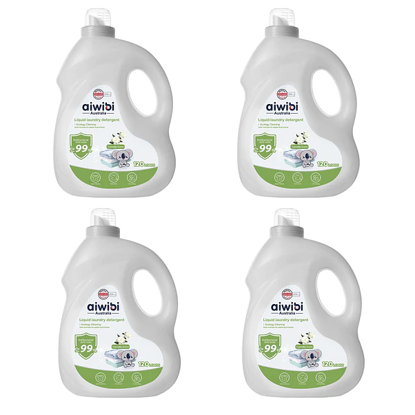 Detergente Aiwibi Líquido Camelia 3 Litros - 4 unidades  1