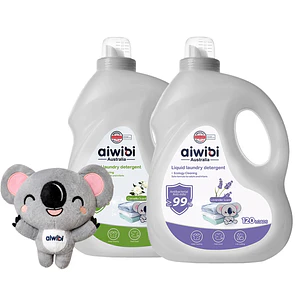 DETERGENTE LIQUIDO 3Lt - 2 UNIDADES + Peluche