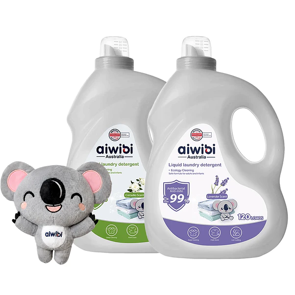 DETERGENTE LIQUIDO 3Lt - 2 UNIDADES + Peluche 1