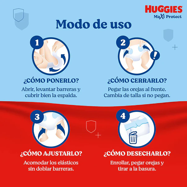 Pañal Huggies Maxi Protect XXG/XXXG - 80 Unidades 2