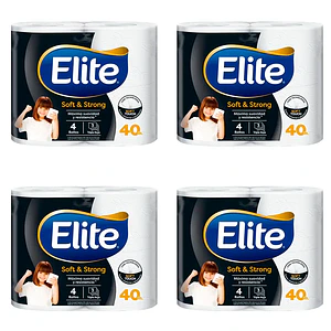 Papel Higiénico Elite Soft & Strong 40 Metros - 16 Rollos