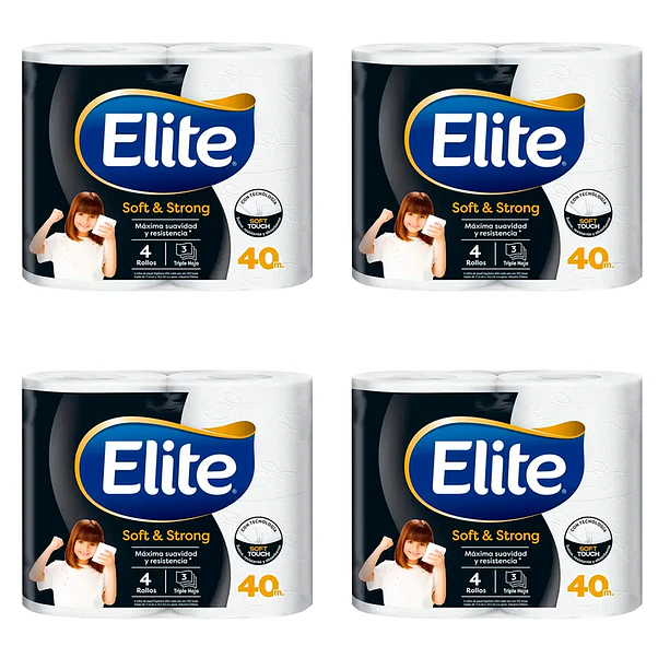 Papel Higiénico Elite Soft & Strong 40 Metros - 16 Rollos 1