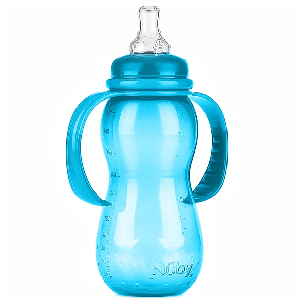 Mamadera Simonds 2 Etapas Boca Estándar 320 ml (Azul) 1