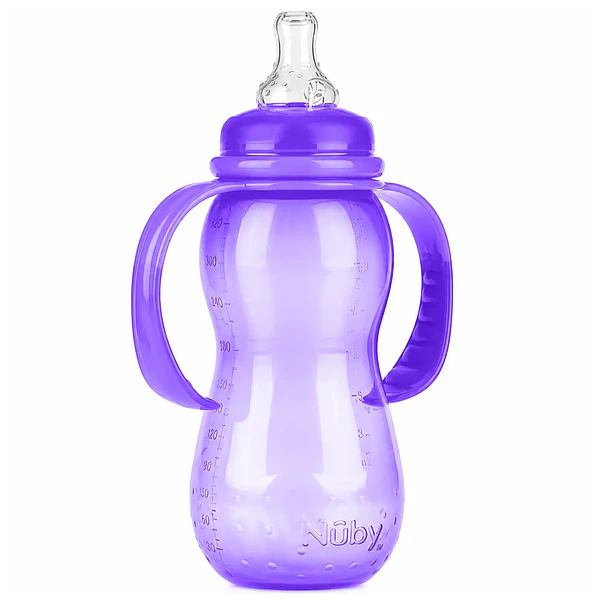 Mamadera Simonds 2 Etapas Boca Estándar 320 ml (Morado) 1