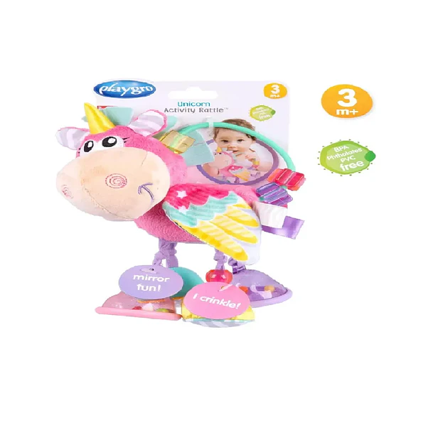 Sonajero Unicornio Actividades Playgro 3