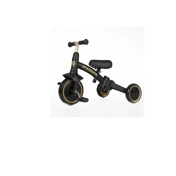 Triciclo Infantil Evolutivo Qplay Stager 3 en 1 Plateado 6