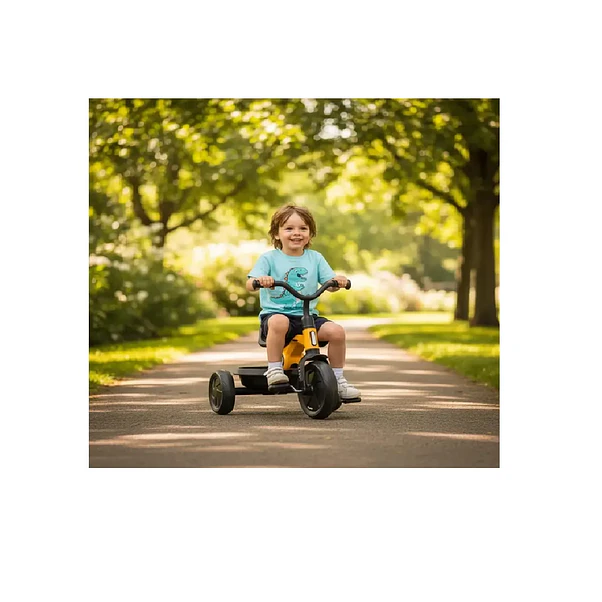Triciclo Infantil Plegable Qplay Ant Amarillo 3