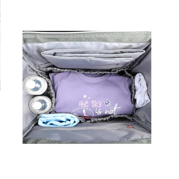 Mochila Pañalera Maternal Infanti Open Floral 5