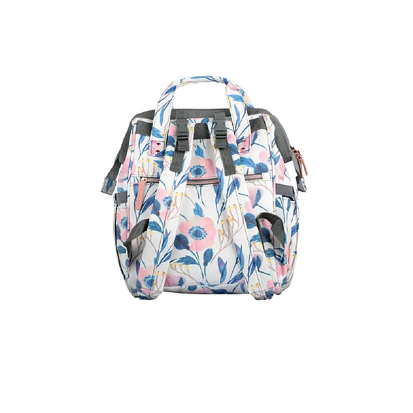 Mochila Pañalera Maternal Infanti Open Floral 3