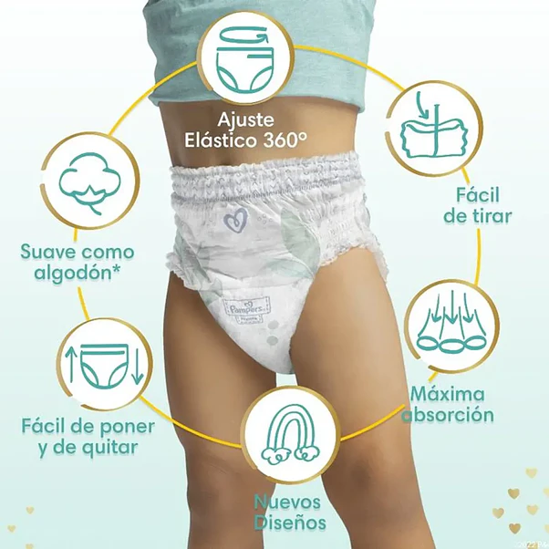 Pañal Pampers Premium Care XXG - 60 Unidades 2