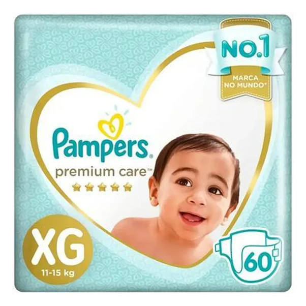 Pañal Pampers Premium Care XG - 60 Unidades 1