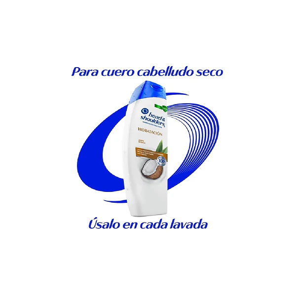 SHAMPOO HEAD&SHOULDERS CONTROL CASPA ACEITE DE COCO 375 ML 3